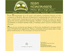 Tablet Screenshot of irishhomemaker.ie